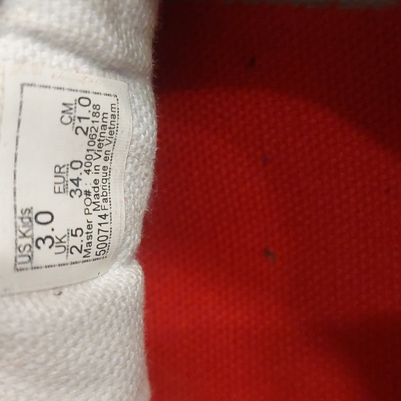 Kids size 3 Vans multi color Yacht shoes - Picture 6 of 7